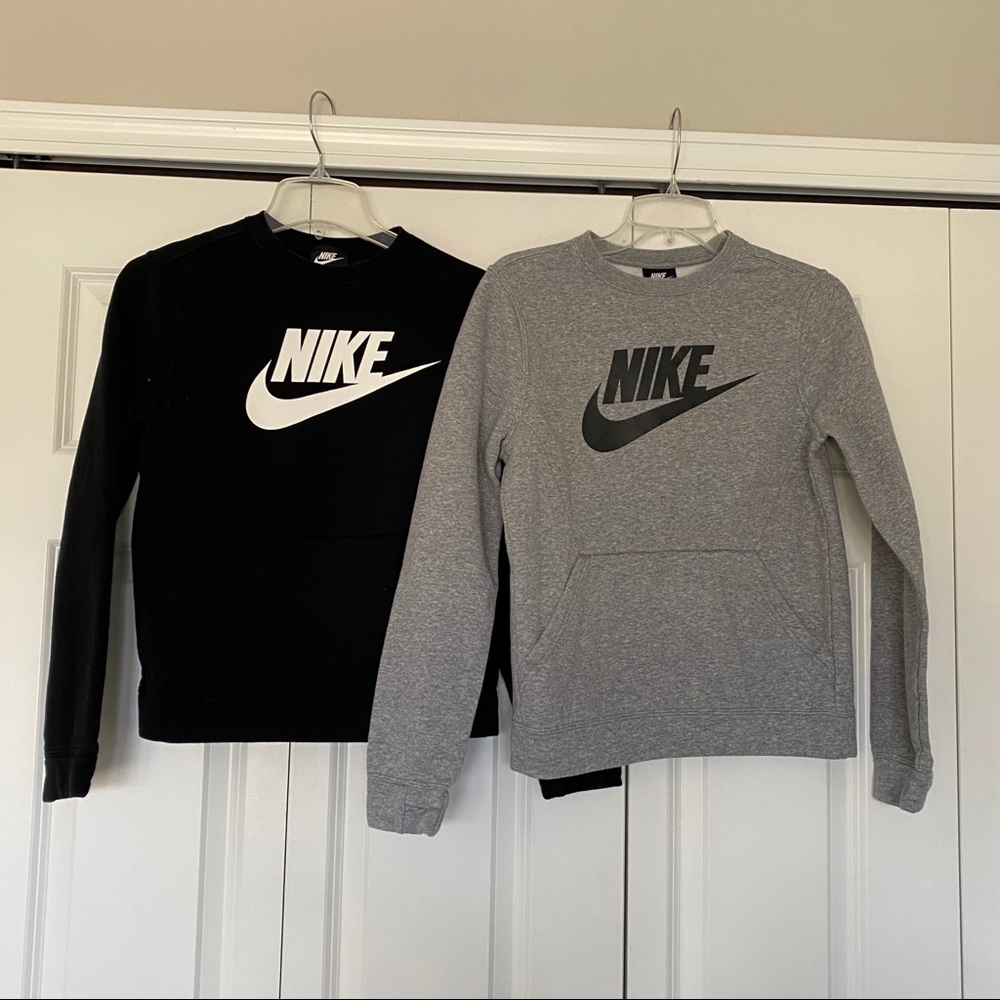 [Nike] Older Kids Club Fleece Crew Sweatshirts